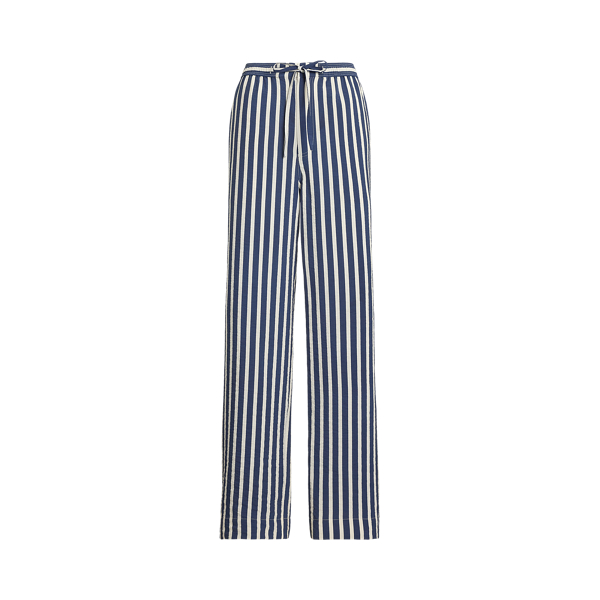 Pleated Wool Wide-Leg Tuxedo Pant
