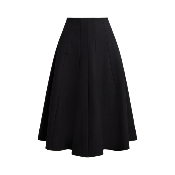 Gabardine A-Line Skirt