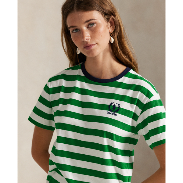 US Open Striped Jersey Tee