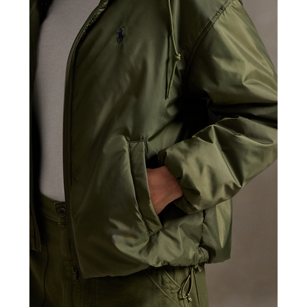 New Olive Hooded Balloon Puffer Jacket Polo Ralph Lauren 7