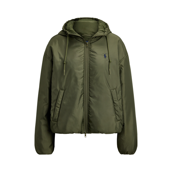 New Olive Hooded Balloon Puffer Jacket Polo Ralph Lauren 2
