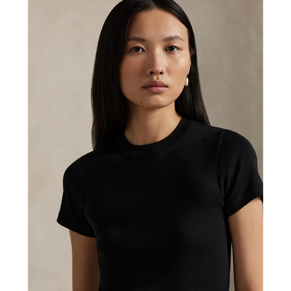 Slim Fit Stretch Cotton Tee