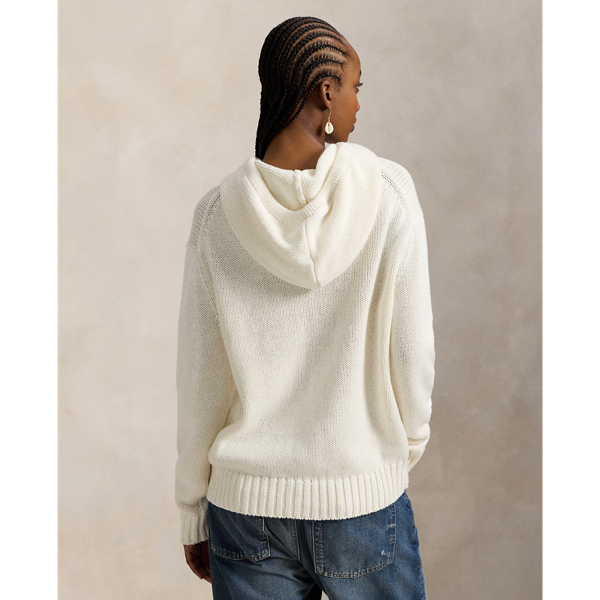 Pull &agrave; capuche Polo Bear Polo Ralph Lauren en Cr&egrave;me parchemin 5