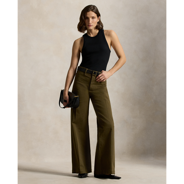 ストレッチ コットン リブ タンク | ラルフ ローレン公式オンラインストア