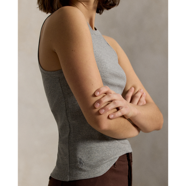 ストレッチ コットン リブ タンク | ラルフ ローレン公式オンラインストア