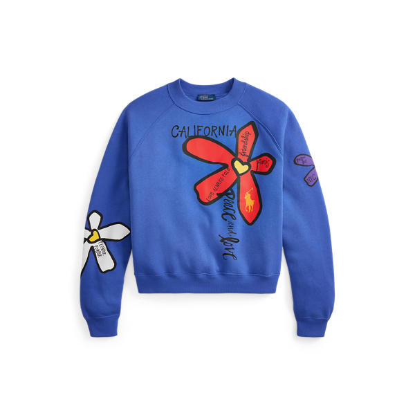 フローラル グラフィック フリース クルーネック | ラルフ ローレン