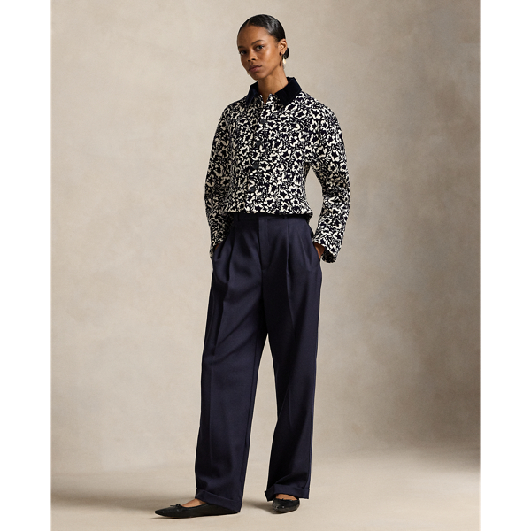 フローラル ツイード ペプラム ジャケット | ラルフ ローレン公式