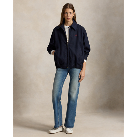 Женские куртки Ralph Lauren Oversized Cotton Windbreaker