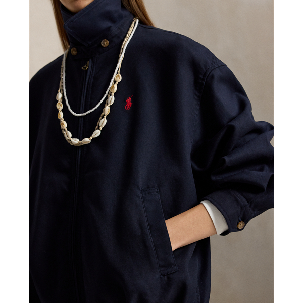 Oversize Cotton Windbreaker