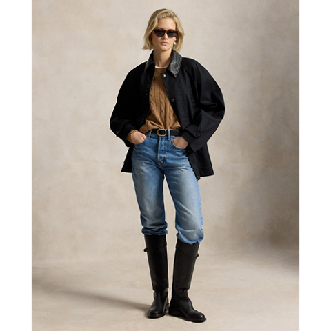 Женские куртки Ralph Lauren Cotton Twill Balloon Barn Jacket