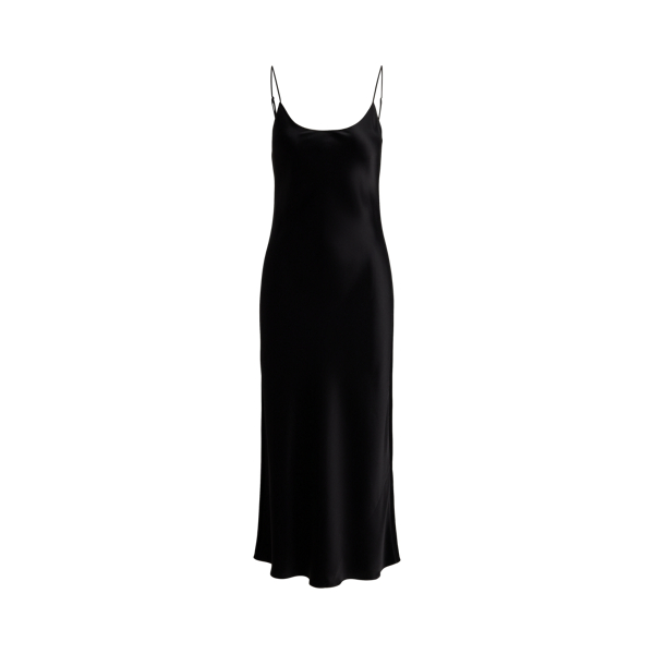 Robe combinaison en satin Polo Ralph Lauren en Polo Black 2