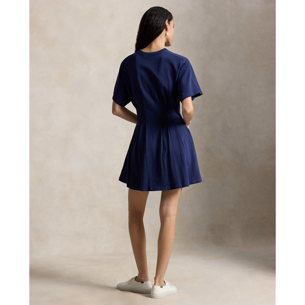 Newport Navy Shaped Cotton Jersey T-Shirt Dress Polo Ralph Lauren 5
