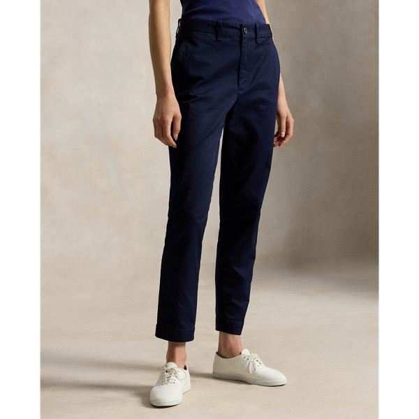 Pantaloni chino taglio corto in twill