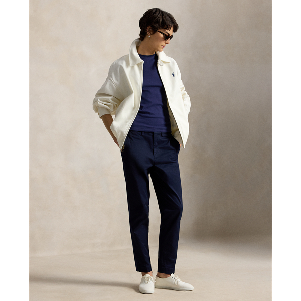 Pantaloni chino taglio corto in twill