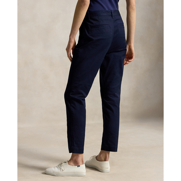 Pantaloni chino taglio corto in twill