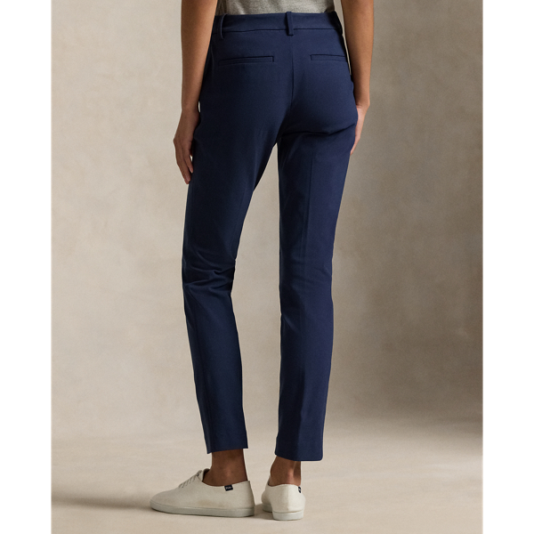 Navy Stretch-Cotton Blend Slim Pant Polo Ralph Lauren 6