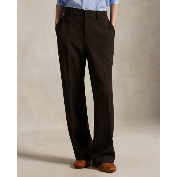 Wool Relaxed Straight Pant