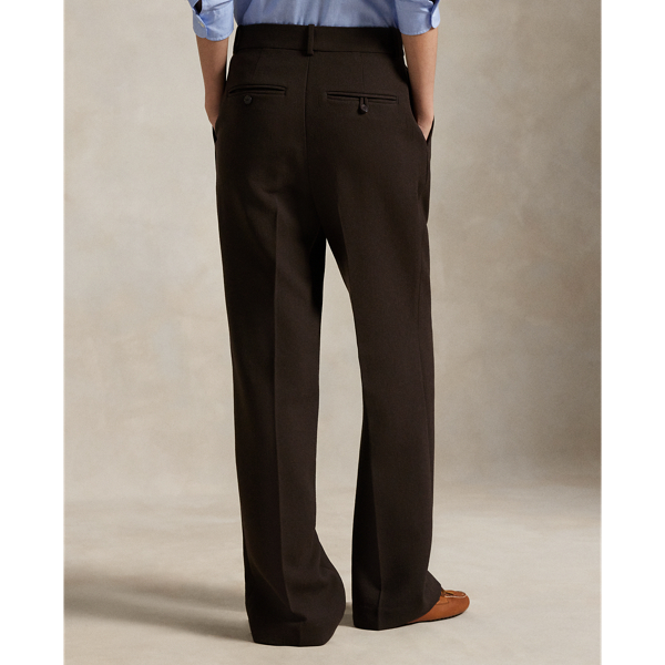 Wool Relaxed Straight Pant