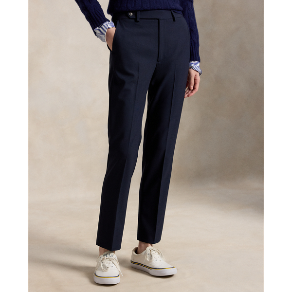 Rl Navy Stretch-Wool Slim Pant Polo Ralph Lauren 4