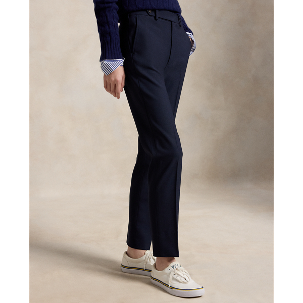 Rl Navy Stretch-Wool Slim Pant Polo Ralph Lauren 5
