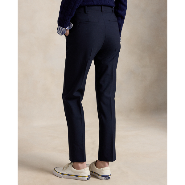Rl Navy Stretch-Wool Slim Pant Polo Ralph Lauren 6