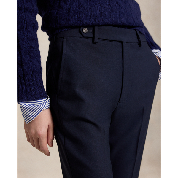 Rl Navy Stretch-Wool Slim Pant Polo Ralph Lauren 7