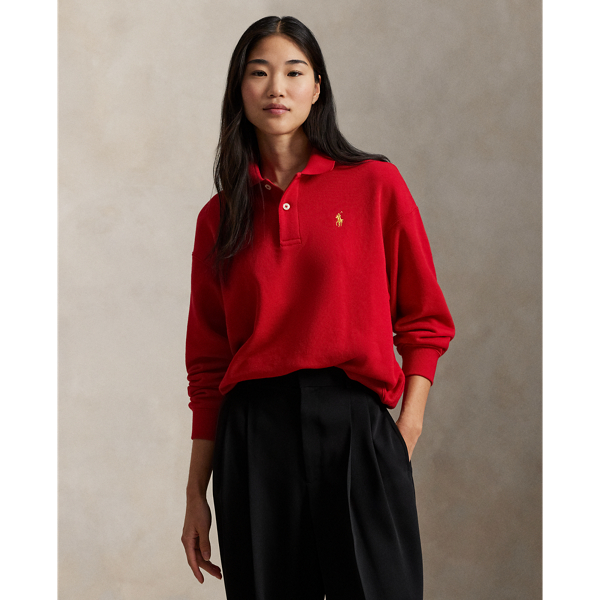 ルナー ニュー イヤー フリース ロングスリーブ ポロシャツ | ラルフ