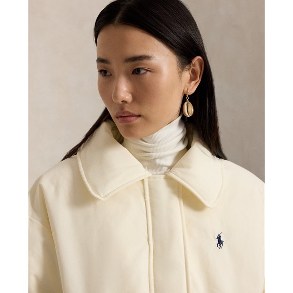 High-Pile-Collar Down Puffer Jacket