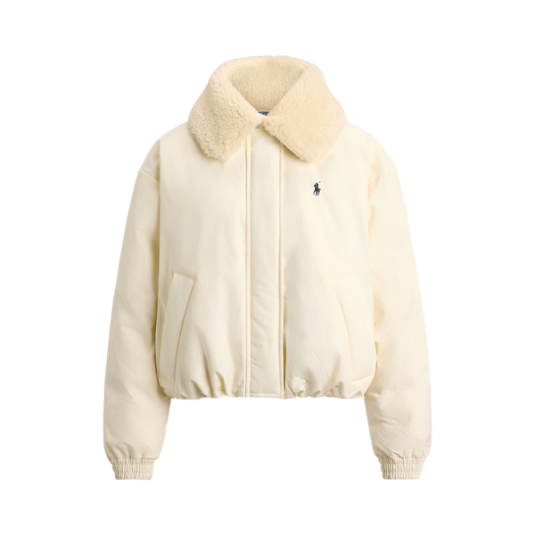 High-Pile-Collar Down Puffer Jacket