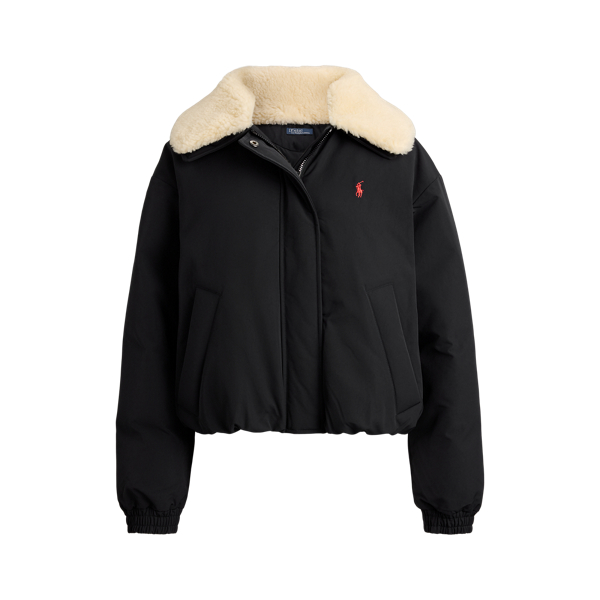 High-Pile-Collar Down Puffer Jacket