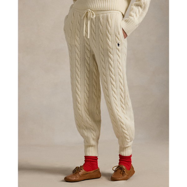 Wollen-kasjmier Team USA broek Polo Ralph Lauren in Authentic cream 4