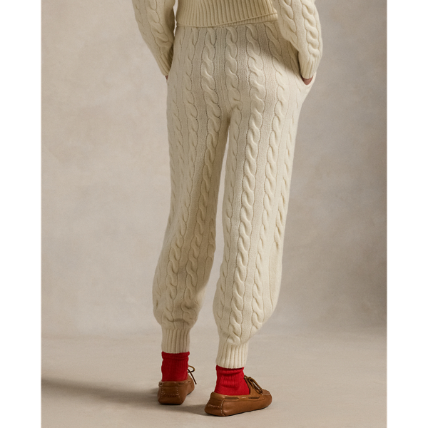 Wollen-kasjmier Team USA broek Polo Ralph Lauren in Authentic cream 5