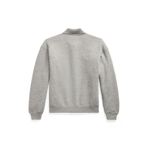 Fleecepullover mit Polokragen Polo Ralph Lauren in Dunkles Retro meliert 2
