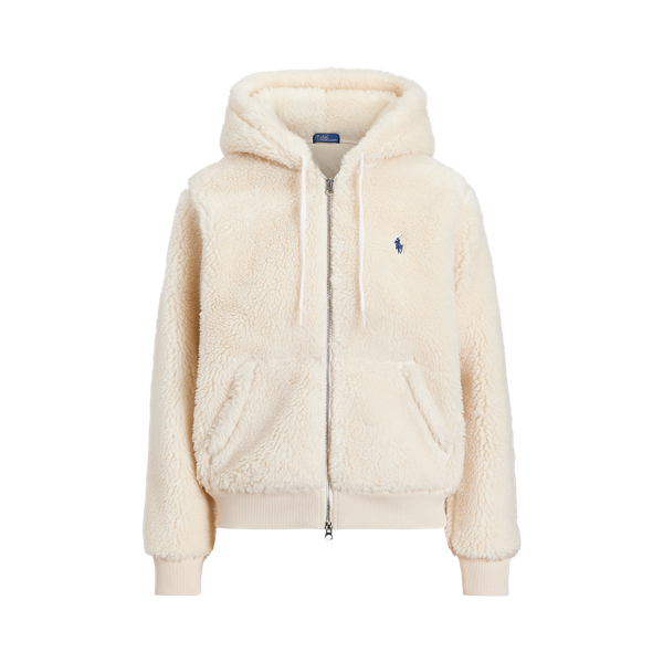 Kapuzenjacke aus hochflorigem Fleece