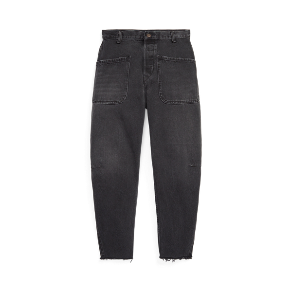 Jeans affusolati e arrotondati