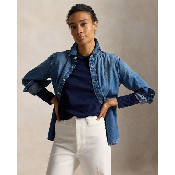 Cruise Navy Classic Fit Jersey Long-Sleeve Tee Polo Ralph Lauren 7