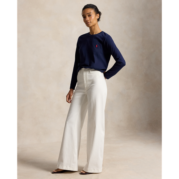 Cruise Navy Classic Fit Jersey Long-Sleeve Tee Polo Ralph Lauren 8