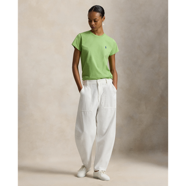 Parakeet Green Classic Fit Cotton Jersey Crewneck Tee Polo Ralph Lauren 4