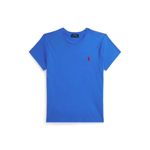 クラシック フィット コットン ジャージー クルーネック Tシャツ