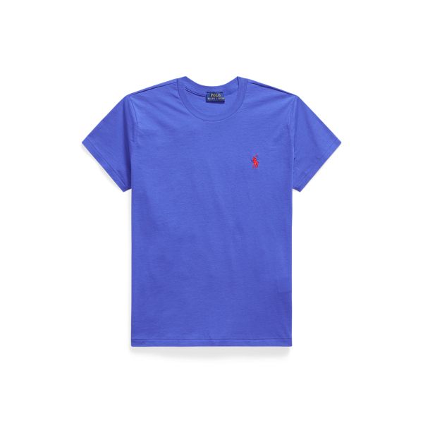 T-shirt col rond en coton Classic Fit Polo Ralph Lauren en Bleu Gala 2