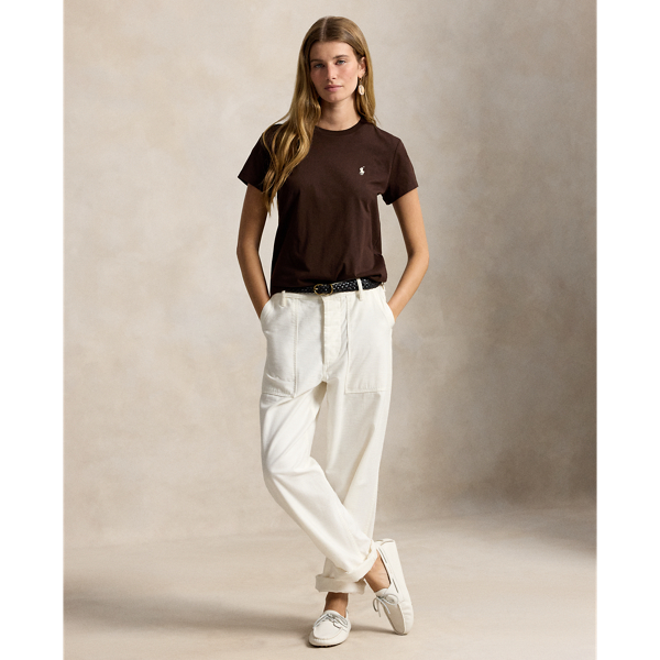 Classic Fit Cotton Jersey Crewneck Tee