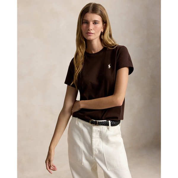 Classic Fit Cotton Jersey Crewneck Tee