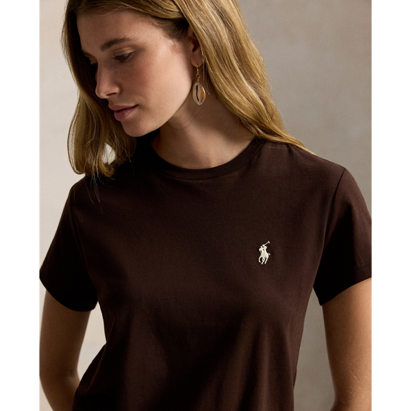 Classic Fit Cotton Jersey Crewneck Tee
