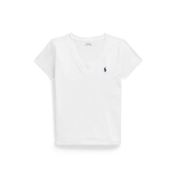 Classic Fit Cotton Jersey V-Neck T-Shirt