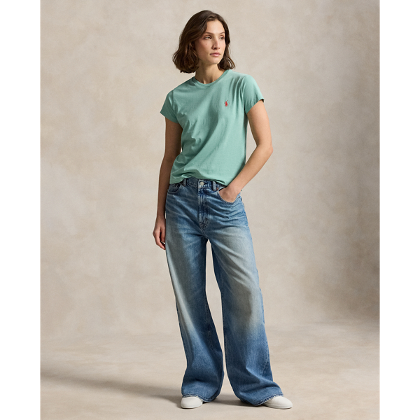 T-Shirt aus Baumwolljersey Polo Ralph Lauren in Essex-Gr&uuml;n 3