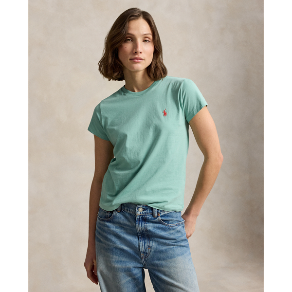 T-Shirt aus Baumwolljersey Polo Ralph Lauren in Essex-Gr&uuml;n 1