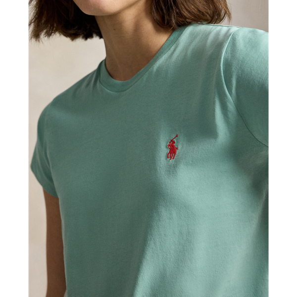 T-Shirt aus Baumwolljersey Polo Ralph Lauren in Essex-Gr&uuml;n 5