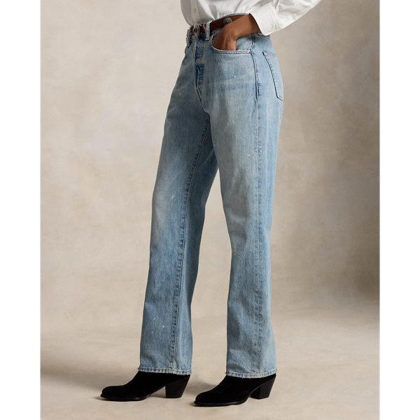Tovar Wash Relaxed Straight Paint-Splattered Jeans Polo Ralph Lauren 4