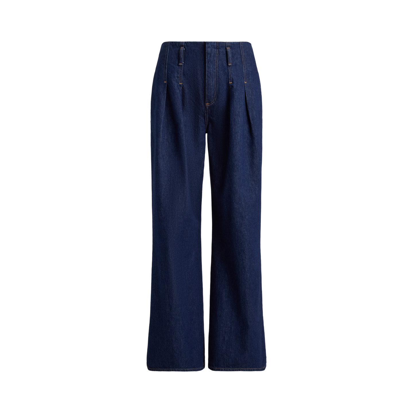 Женские джинсы Polo Ralph Lauren Pleated Wide-Leg Flare, цвет: Варёный — фото 6