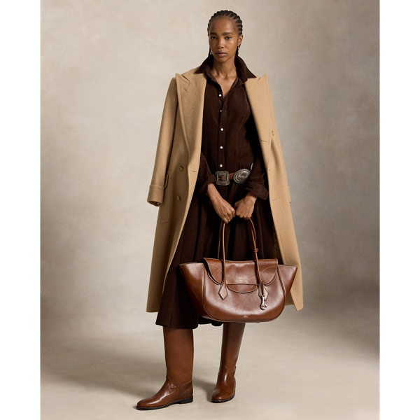 Corduroy A-Line Shirt Dress